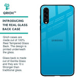 Blue Aqua Glass Case for Samsung Galaxy A70s
