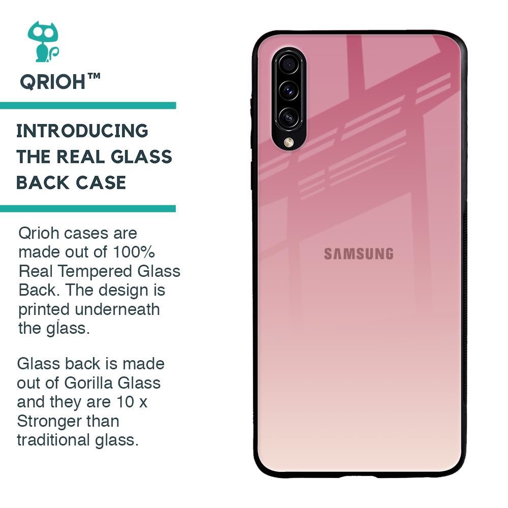 Blooming Pink Glass Case for Samsung Galaxy A70s