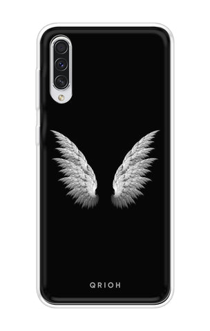 White Angel Wings Samsung Galaxy A70s Back Cover