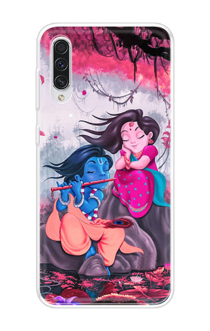 Radha Krishna Art Samsung Galaxy A70s Back Cover