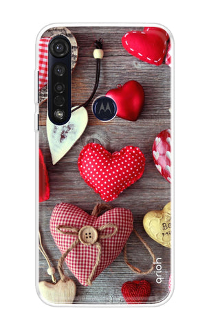 Valentine Hearts Motorola Moto G8 Plus Back Cover