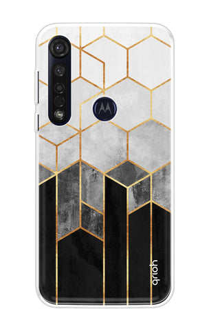 Hexagonal Pattern Motorola Moto G8 Plus Back Cover