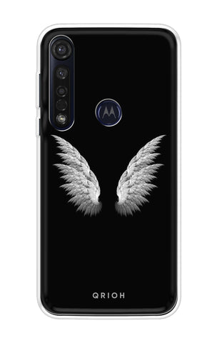 White Angel Wings Motorola Moto G8 Plus Back Cover