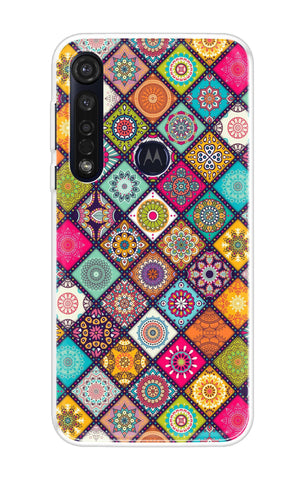 Multicolor Mandala Motorola Moto G8 Plus Back Cover