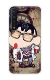 Nerdy Shinchan Motorola Moto G8 Plus Back Cover