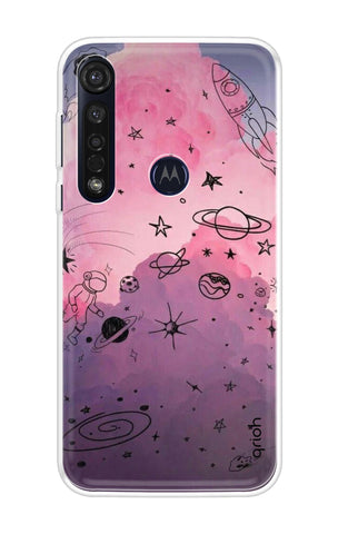 Space Doodles Art Motorola Moto G8 Plus Back Cover
