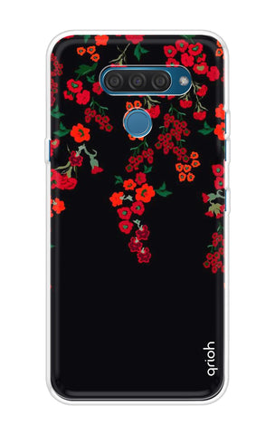 Floral Deco LG Q60 Back Cover