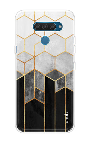 Hexagonal Pattern LG Q60 Back Cover