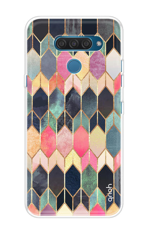 Shimmery Pattern LG Q60 Back Cover