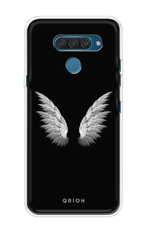 White Angel Wings LG Q60 Back Cover