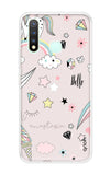 Unicorn Doodle Vivo U20 Back Cover