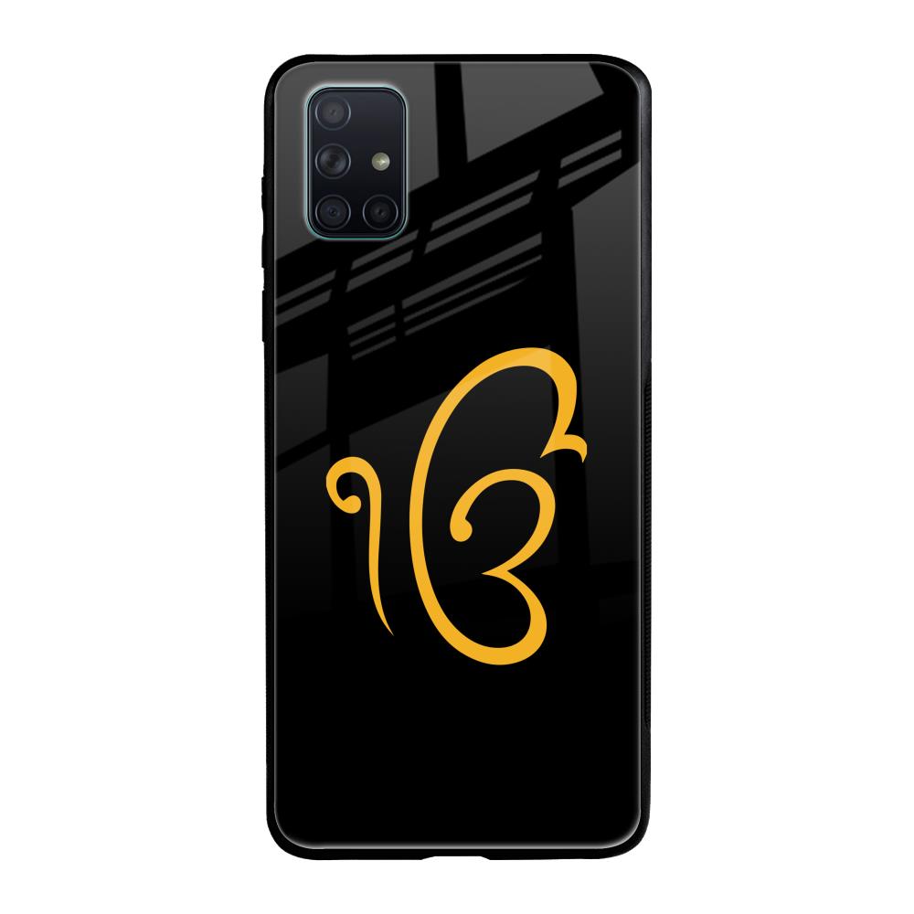 Luxury Fashion Initial Samsung Galaxy A51 Glass Back Cover Online