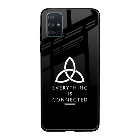 Everything Is Connected Samsung Galaxy A51 Glass Back Cover Online