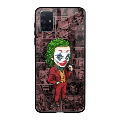 Joker Cartoon Samsung Galaxy A51 Glass Back Cover Online