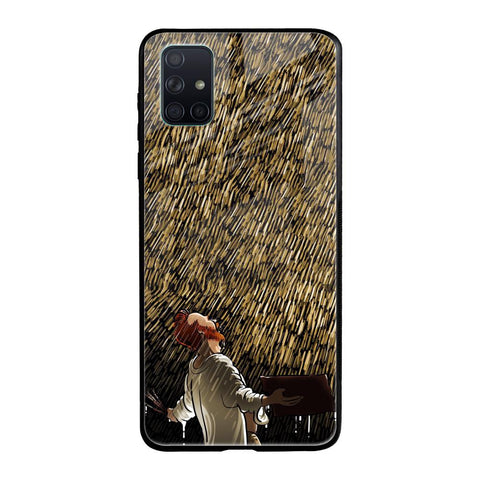 Rain Festival Samsung Galaxy A51 Glass Back Cover Online