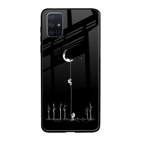 Catch the Moon Samsung Galaxy A51 Glass Back Cover Online