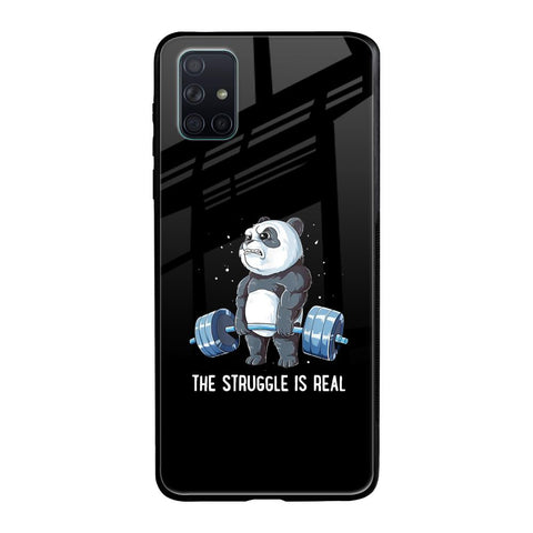 Real Struggle Samsung Galaxy A51 Glass Back Cover Online
