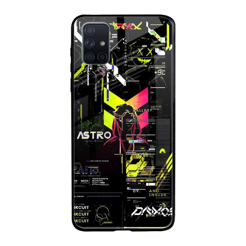 Astro Glitch Samsung Galaxy A51 Glass Back Cover Online
