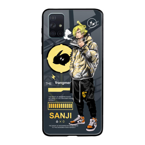 Cool Sanji Samsung Galaxy A51 Glass Back Cover Online