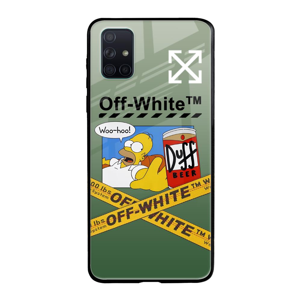 Duff Beer Samsung Galaxy A51 Glass Back Cover Online