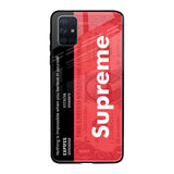 Supreme Ticket Samsung Galaxy A51 Glass Back Cover Online