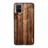 Timber Printed Samsung Galaxy A51 Glass Back Cover Online