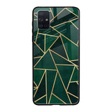Abstract Green Samsung Galaxy A51 Glass Back Cover Online
