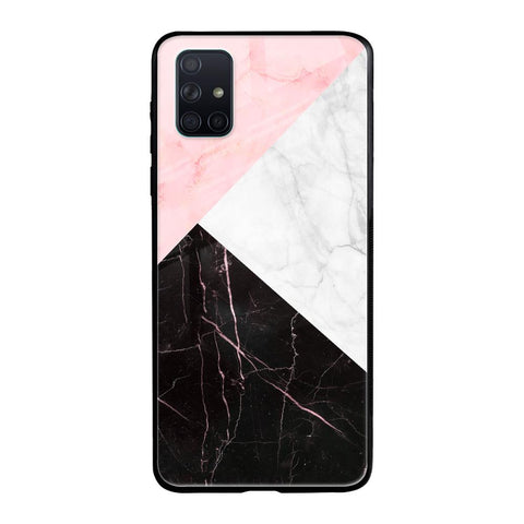 Marble Collage Art Samsung Galaxy A51 Glass Back Cover Online