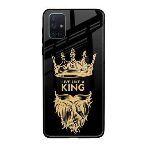 King Life Samsung Galaxy A51 Glass Back Cover Online