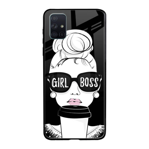 Girl Boss Samsung Galaxy A51 Glass Back Cover Online
