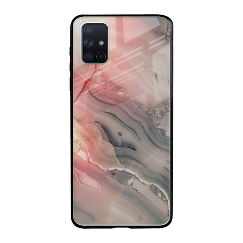 Pink And Grey Marble Samsung Galaxy A51 Glass Back Cover Online