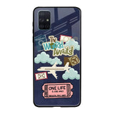 Tour The World Samsung Galaxy A51 Glass Back Cover Online