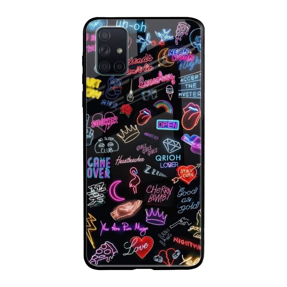 Accept The Mystery Samsung Galaxy A51 Glass Back Cover Online