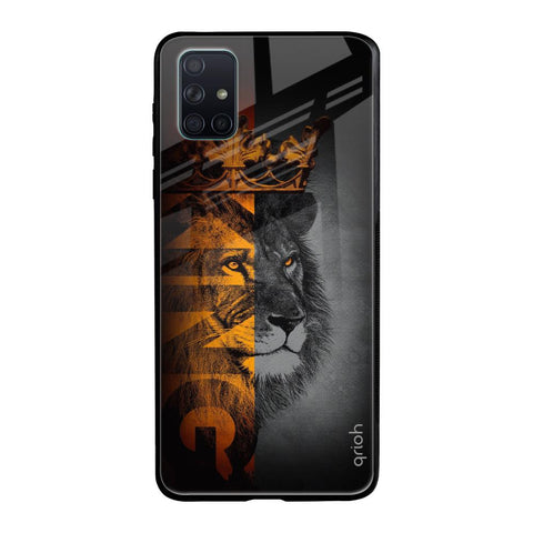King Of Forest Samsung Galaxy A51 Glass Back Cover Online