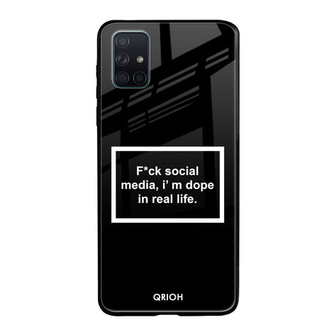 Dope In Life Samsung Galaxy A51 Glass Back Cover Online