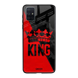 I Am A King Samsung Galaxy A51 Glass Back Cover Online