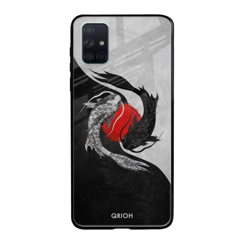 Japanese Art Samsung Galaxy A51 Glass Back Cover Online