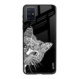 Kitten Mandala Samsung Galaxy A51 Glass Back Cover Online