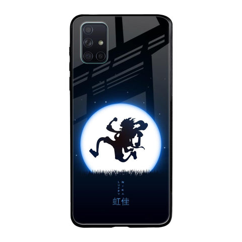 Luffy Nika Samsung Galaxy A51 Glass Back Cover Online