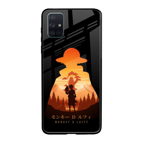 Luffy One Piece Samsung Galaxy A51 Glass Back Cover Online