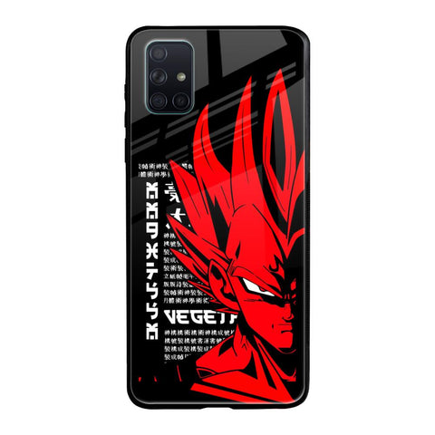 Red Vegeta Samsung Galaxy A51 Glass Back Cover Online