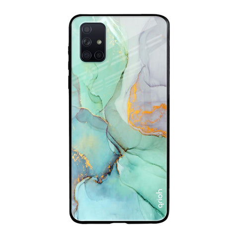 Green Marble Samsung Galaxy A51 Glass Back Cover Online