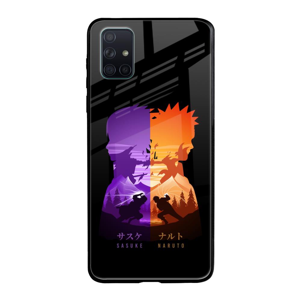Minimalist Anime Samsung Galaxy A51 Glass Back Cover Online