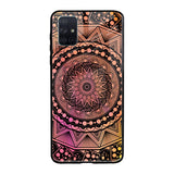 Floral Mandala Samsung Galaxy A51 Glass Back Cover Online