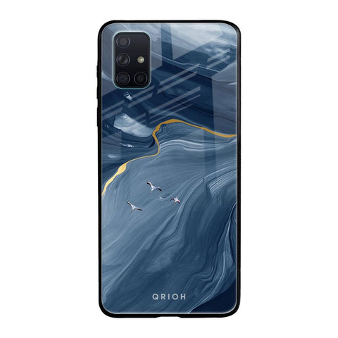 Deep Ocean Marble Samsung Galaxy A51 Glass Back Cover Online