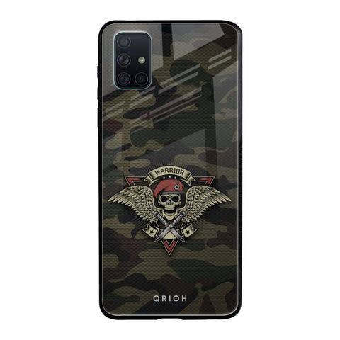 Army Warrior Samsung Galaxy A51 Glass Back Cover Online