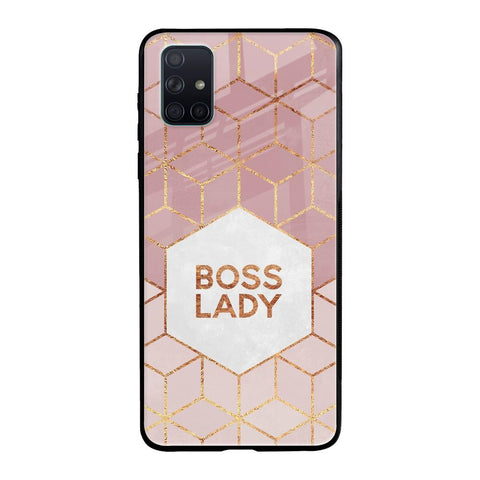 Boss Lady Samsung Galaxy A51 Glass Back Cover Online
