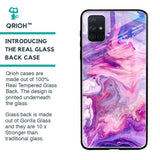 Cosmic Galaxy Glass Case for Samsung Galaxy A51