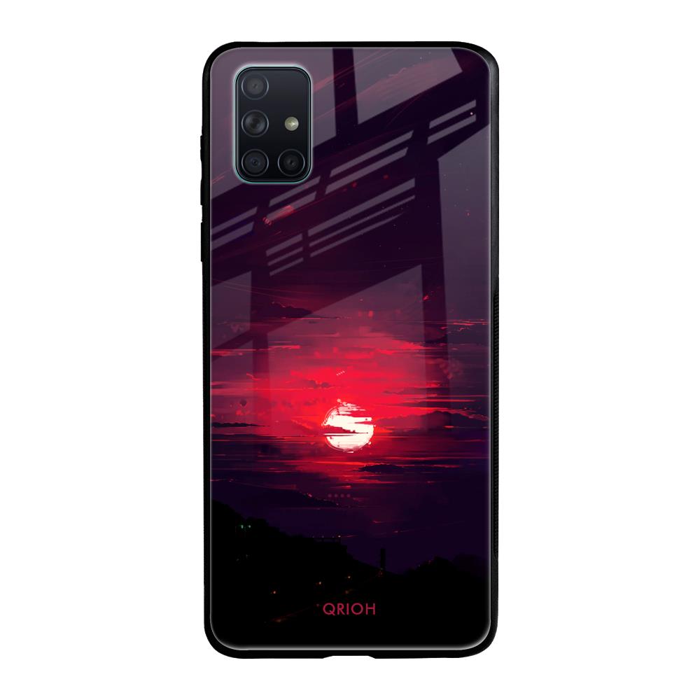 Morning Red Sky Samsung Galaxy A51 Glass Cases & Covers Online