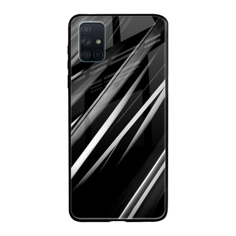 Black & Grey Gradient Samsung Galaxy A51 Glass Cases & Covers Online